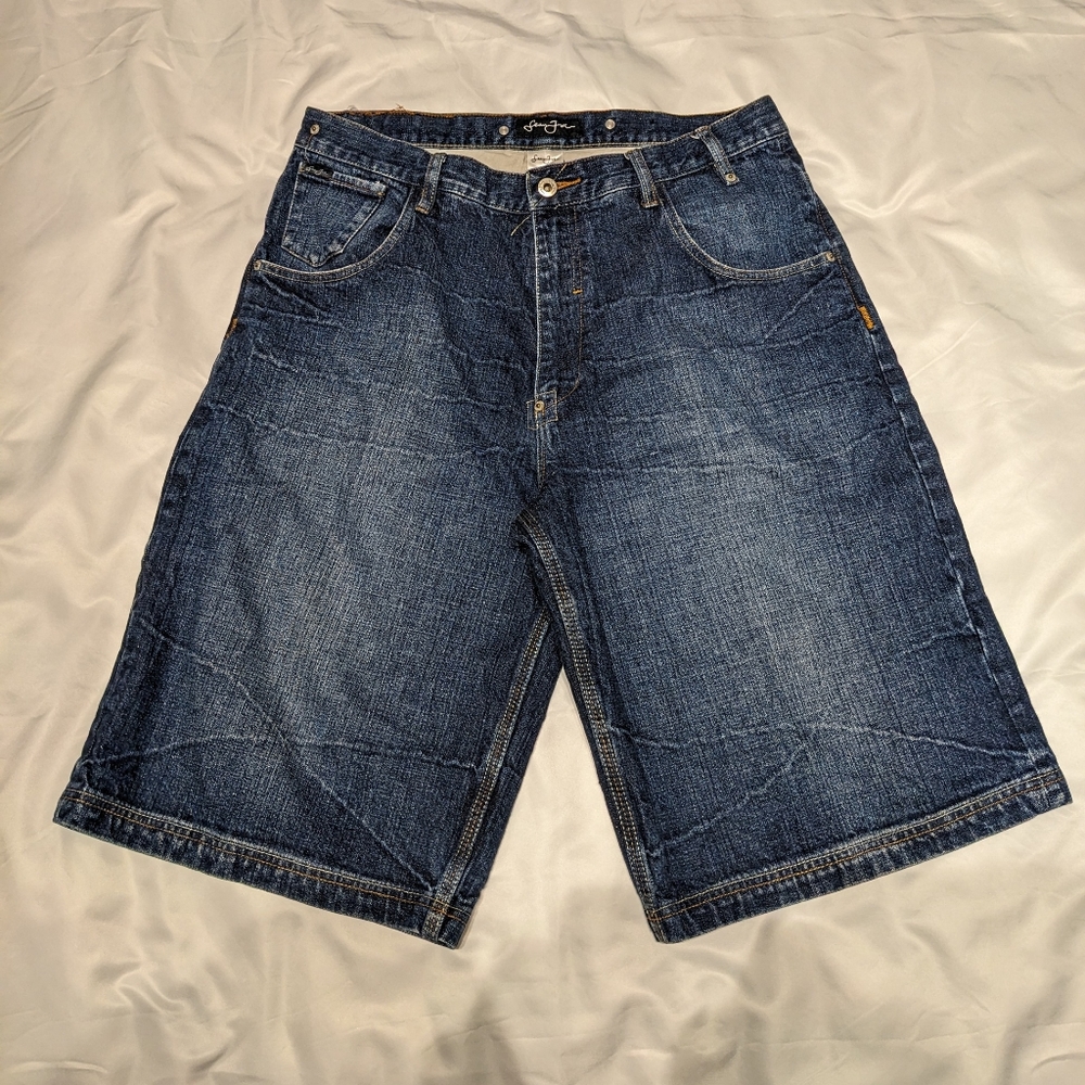 Vintage Sean John baggy Denim Shorts 34